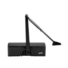 Доводчик дверной Lavelly (65-85 кг) черный - фото 4