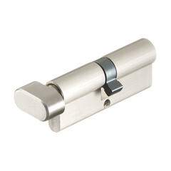 Цилиндр 80 40х40 мм ключ/вертушка хром - фото 3