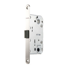 Замок врезной Fuaro PLASTP96WC-50 SN для межкомнатной двери под фиксатор матовый никель