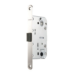 Замок врезной Fuaro PLASTP96WC-50 SN для межкомнатной двери под фиксатор матовый никель - фото 1