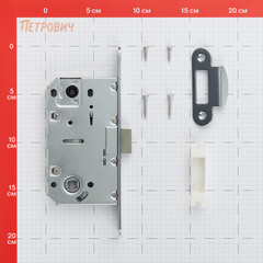 Замок врезной Fuaro PLASTP96WC-50 SSC для межкомнатной двери под фиксатор сатинированный хром - фото 2
