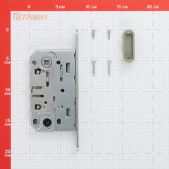 Замок врезной магнитный Fuaro MAGNM96WC-50 SSC для межкомнатной двери под фиксатор сатинированный хром - фото 2