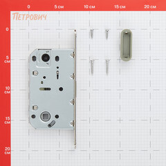 Замок врезной магнитный Fuaro MAGNM96WC-50 SN для межкомнатной двери под фиксатор матовый никель - фото 2