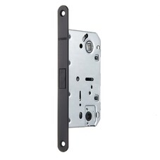 Замок врезной магнитный Fuaro MAGNM96WC-50 BL для межкомнатной двери под фиксатор черный