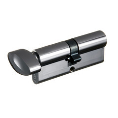 Цилиндр Punto Z4002 80 40х40 мм ключ/вертушка хром - фото 4