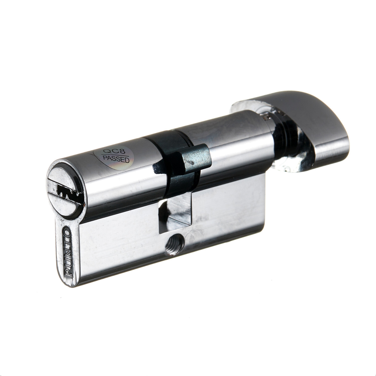 Цилиндр Punto Z4002 60 30х30 мм ключ/вертушка хром