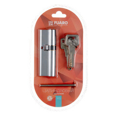 Цилиндр Fuaro R600 90 55х35 мм ключ/ключ хром - фото 3