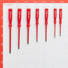 Набор отверток для электромонтажа Jonnesway (D02AP08S) (7 шт.) - фото 2