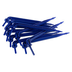 Капельница-колышек с лабиринтом для капельного полива MasterProf пластиковая 2-4 л/ч (10 шт.) (ДС.070736) - фото 1