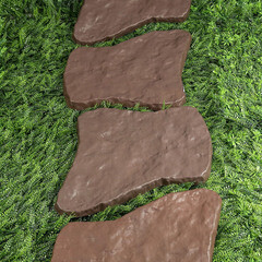 Плитка садовая Поиск 55х41,5 см коричневая - фото 2