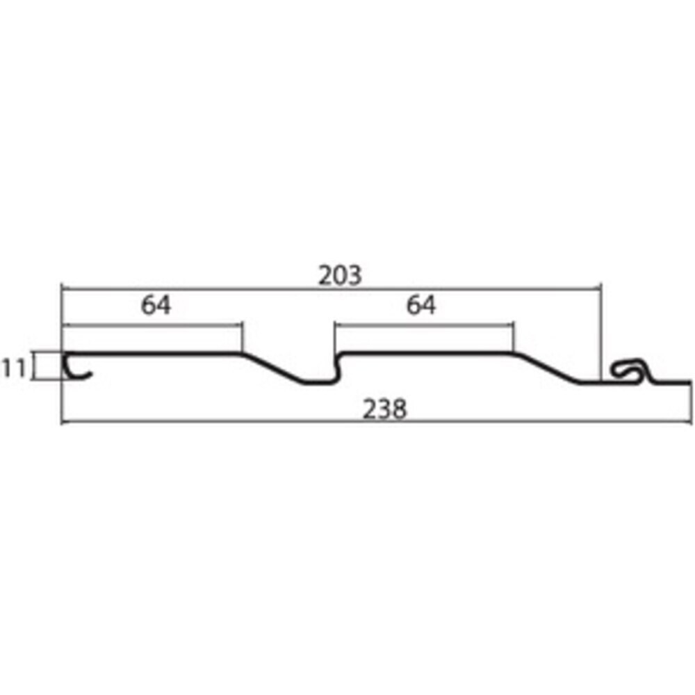

Сайдинг Grand Line Standart 3000х203 мм бежевый