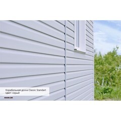 Сайдинг Grand Line Standart 3000х203 мм серый - фото 6