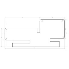 Коробка дверная телескопическая Легно-22 70х32х2070 мм ПВХ сноу арт (2,5 шт.) - фото 2