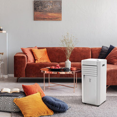 Кондиционер мобильный Funai Crocus MAC-CS22CON01 2170 Вт 15 м2 с пультом - фото 2