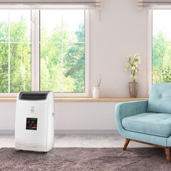 Кондиционер мобильный Funai Camomiru MAC-CM46HPN04 2170 Вт 32 м2 с пультом - фото 3