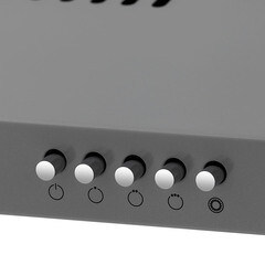 Кухонная вытяжка подвесная Krona Jessica slim 500 meTallic PB 50 см серебристый металлик - фото 13