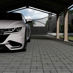 Плитка тротуарная Б.2.П.6 В (25) Брусчатка кирпичик 100х200х60 мм серая бетонная Выбор - фото 2