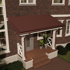 Лист волнистый Ондулин Smart красный 1,95х0,95 м 3 мм - фото 2