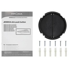Кухонная вытяжка подвесная Krona Jessica slim 600 White push button 60 см белая - фото 6