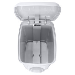 Контейнер для мусора БытПласт с крышкой 7 л пластик серый с педалью - фото 5