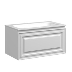 Тумба под раковину Sancos Very 80 см подвесная bianco (VR80W) - фото 1