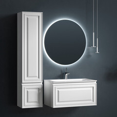 Тумба под раковину Sancos Very 80 см подвесная bianco (VR80W) - фото 3