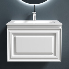 Тумба под раковину Sancos Very 60 см подвесная bianco (VR60W) - фото 3