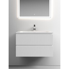 Тумба под раковину Sancos Snob T 80 см подвесная bianco (SNT80W) - фото 3