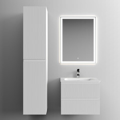 Тумба под раковину Sancos Snob T 60 см подвесная bianco (SNT60W) - фото 3