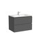 Тумба под раковину Sancos Folk 70 см подвесная grey soft (FL70GS)