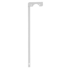 Экран декоративный металлический Evecs ДМЭР 610х390 мм белый 4-х секционный - фото 2