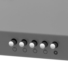 Кухонная вытяжка подвесная Krona Jessica slim 600 meTallic PB 60 см серебристый металлик - фото 9