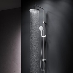 Душевой комплект AM.PM Gem с верхним душем с лейкой (F0790000) - фото 12