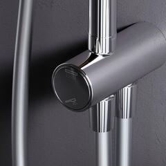 Душевой комплект AM.PM Gem с верхним душем с лейкой (F0790000) - фото 10