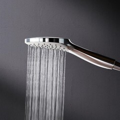 Душевой комплект AM.PM Gem с верхним душем с лейкой (F0790000) - фото 7