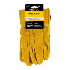 Краги кожаные для сварщика Pretul желтые 9,5 (L) - фото 3