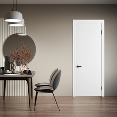 Дверь межкомнатная Ньюта 700х2300 мм эмаль белая глухая - фото 3