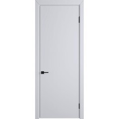 Дверь межкомнатная Ньюта 600х2300 мм эмаль светло-серая глухая - фото 3