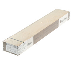 Паркетная доска FocusFloor дуб райнбоу глянцевый серый 1,678 кв.м 14 мм трехполосная - фото 4