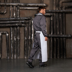 Фартук мужской рабочий Delta Plus белый - фото 5