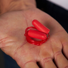 Беруши Delta Plus Conicco200 на шнурке многоразовые (5 шт.) (WRUCONICCO200JA) - фото 2