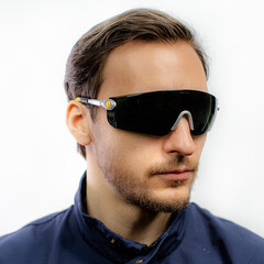 Очки защитные Delta Plus открытые с затемненными линзами антизапотевающие (LIPA2T5) - фото 2