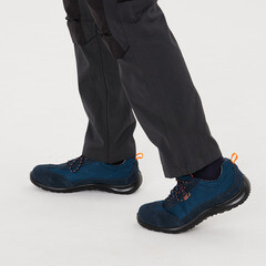 Полуботинки мужские замша/полиэстер с защитным подноском размер 41 черный/серый Delta Plus Como (COMOSPBL41) - фото 11