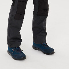 Полуботинки мужские замша/полиэстер с защитным подноском размер 41 черный/серый Delta Plus Como (COMOSPBL41) - фото 6