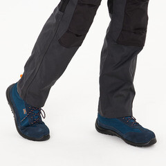 Полуботинки мужские замша/полиэстер с защитным подноском размер 41 черный/серый Delta Plus Como (COMOSPBL41) - фото 5