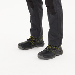 Ботинки мужские кожаные с защитным подноском размер 42 черные Delta Plus Jumper3 (JUMP3SPNO42) - фото 11