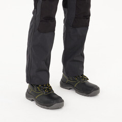 Ботинки мужские кожаные с защитным подноском размер 42 черные Delta Plus Jumper3 (JUMP3SPNO42) - фото 3