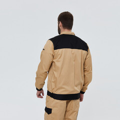 Куртка рабочая Delta Plus Mach 2 48-50 рост 164-172 см бежевая/черная - фото 10