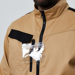 Куртка рабочая Delta Plus Mach 2 48-50 рост 164-172 см бежевая/черная - фото 7
