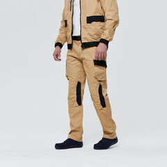 Брюки рабочие Delta Plus Mach 2 44-46 рост 164-172 см бежевые/черные - фото 11